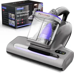 PM600 Milbensauger mit UV-Licht, 500W Matratzensauger für Allergiker zur Entfernt 99,9% der Staub...