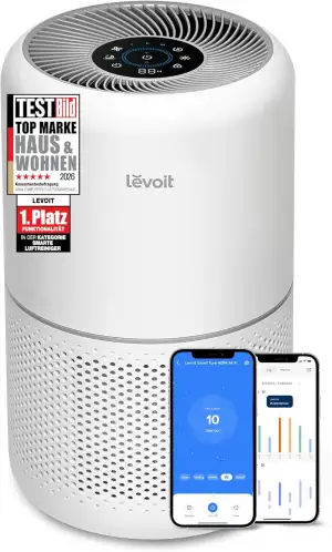 LEVOIT Luftreiniger mit HEPA Luftfilter gegen 99,97 Prozent Schimmel Staub Polle