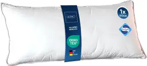 LILENO HOME Kopfkissen 40x80 – 95°C waschbar, Oeko-Tex & Made in DE – Kissen 40x