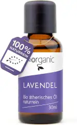 NeoOrganic® BIO Lavendelöl aus dem echten Lavendel [Lavandula Angustifolia] 100% naturreines ätherisches BIO Öl - für einen ruhigen Schlaf und gute Laune - Duftöl - 30 ml