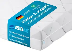 Betten-ABC - Matratze für Kinder & Jugendliche - 90x200 cm - Spezieller Härtegra