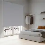 STORESDECO Verdunklungsrollo 250H x 100B cm mit Bohren - Thermo Fenster Rollos für Innen & Außen Schützt vor UV- & Infrarotstrahlen - Kindersicheres Verdunkelungsrollo für Fenster & Türen