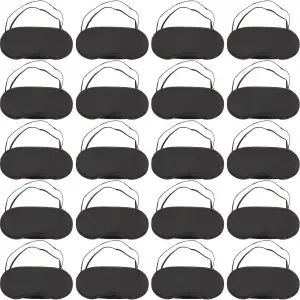 HICARER 20 Pack Schlafmaske für Seitenschläfer Ultraweiche Augenmaske Schlafmask