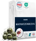 Dreamzie Matratzenbezug 140x200x20 cm gegen Milben und Bettwanzen - Milbenbezug Matratzen Komplet...