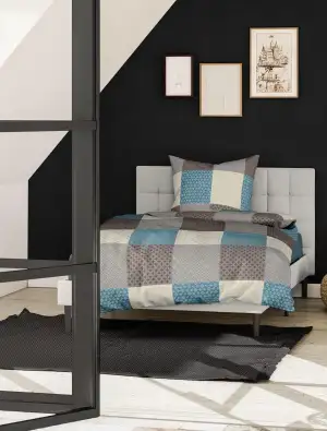 Bierbaum Bettwäsche 6277, Fein-Biber, 100% Baumwolle, Designed in Germany, mokka