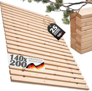 TUGA - Holztech Rollrost Lattenrost 140 x 200 cm 29mm 500kg stabilster Bettrost 