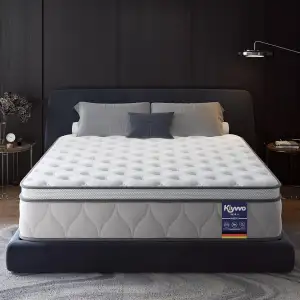 Matratze 140x200 cm Höhe 26cm, 7-Zonen Federkernmatratze, Härtegrad H3, Hybrid M