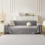 MYSKY HOME Sofa Überzug Kratzschutz Sofa Katze - Sofabezug 2 Sitzer, Sofaüberwurf Waschbar, Couch...