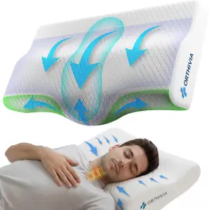 Seitenschläferkissen Nackenkissen - Memory Foam Kissen Ergonomisches Nackenkisse