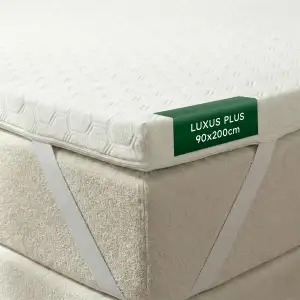 WENDRE Memory Foam Matratzentopper 90x200 – 7cm Visco Topper – Luxus Plus Matrat