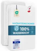 Dreamzie Matratzenschoner 100x200 cm Wasserdicht, für Kinder - Matratzenschutz Weich, Hypoallergen und Atmungsaktiv – Oeko-Tex Zertifiziert