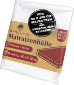 WEIDEBACH® robuste Matratzenhülle, Matratzenbeutel für 90 x 200 cm Singlematratzen, Aufbewahrungstasche für Matratzen für Lagerung & Transport, Matratzen Schutzhülle gegen Gerüche & Feuchtigkeit