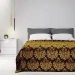 Byour3 - Wohndecke 100% Reine Baumwolle Doppelbett Einzelbett Queen Size Bettdecke Bettüberwurf S...