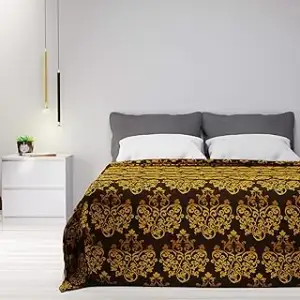 Byour3 - Wohndecke 100% Reine Baumwolle Doppelbett Einzelbett Queen Size Bettdecke Bettüberwurf S...