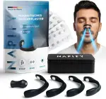 Nasenpflaster Magnet (32 Tage) – Nasenpflaster Magnetisch gegen Schnarchen – Starker Kleber aus Deutschland – für freies Atmen, Sport-Performance & mehr Fokus Anti Schnarch Schnarchstopper