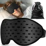 Umisleep 100 % lichtdichte atmungsaktive Schlafmaske für Herren & Frauen – 2025 Edition, 3D Schla...