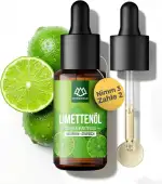 NORDHOLZ® Limettenöl 15ml [100% naturrein] Frisch & spritzig – Ätherische Öle in Pharmaqualität aus schonender Kaltpressung – Vegan, Laborgeprüft – Für Sauna, Diffusor & Aromatherapie