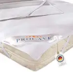 PROCAVE Molton-Matratzenschoner in weiß, Matratzen-Auflage aus 100% Baumwolle, hochwertige Molton...