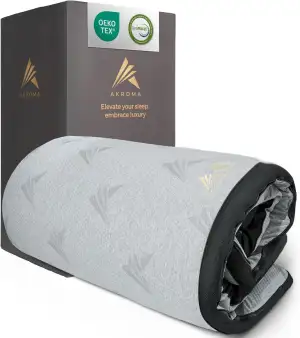 Akroma® Memoryschaum Topper – 180x200cm, 7,5cm Höhe, Zwei Härtegrade H2&H3, Matr