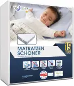 Dreamzie Matratzenschoner 70x140 Baby wasserdichte Matratzenauflage und Oeko-TEX Zertifiziert Atmungsaktive