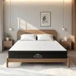 Matratze 140x200 cm 25cm Höhe, Härte H3 Mittelfest, 7-Zonen-Hybridmatratze, Orthopädische Taschen...