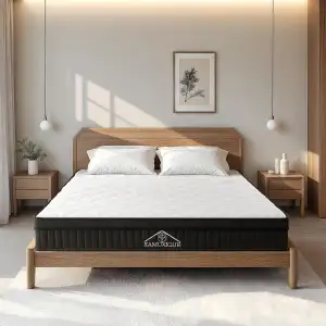 Matratze 140x200 cm 25cm Höhe, Härte H3 Mittelfest, 7-Zonen-Hybridmatratze, Orth