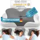 Glückstoff® Ergonomisches Kissen [Innovationspreis für Ergonomie nominiert] Kopfkissen aus Memory...