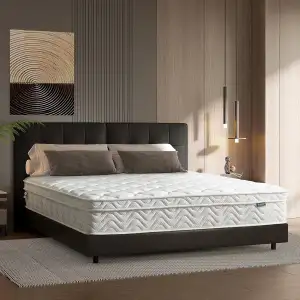 Z-hom Matratze 140x200, Höhe 26cm 7-Zonen Federkernmatratze Orthopädische Tasche