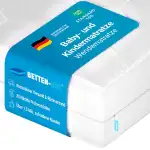 Betten-ABC - Mini-Duo - Wendematratze für Babys & Kleinkinder - 60x120 cm - mit Klimaband & 2 Liegeseiten - Oeko-TEX-Zertifiziert - Abnehmbarer & waschbarer Polyester-Bezug - Lieferung per Paket