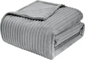 WOLTU Kuscheldecke Flanell Flauschig, Wohndecke Fleecedecke warme Decke, Sofadec