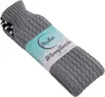 Makai premium Wärmflasche extra lang Schlauch mit Strickbezug für Bauch Füße Rücken Nacken zum Entspannen 2 Liter Wärmekissen kuschelig Modell 2023 deutsche Marke mit gratis Wechselbezug