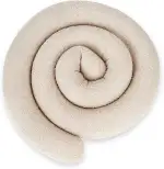 ekm trade XXL 300 cm Bettschlange für Allergiker Bettkissen Stillkissen Bettrolle Zierkissen Bettumrandung Schlange Handmade 100% Boucle (82 - Bouclé Beige, 300 cm)