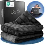 Samthus Gewichtsdecke 135x200cm 9kg Sherpa Fleece - Oeko-Tex Zertifiziert - Therapiedecke & Entsp...