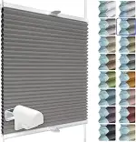 SchattenFreude Waben-Plissee für Fenster | 100% verdunkelnd/Blackout | Mit Klemm-Haltern | Klemmf...