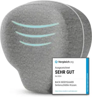 BACK BODYGUARD Kniekissen Seitenschläfer - Beinkissen - Seitenschläferkissen mit