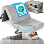 Komfort Klappmatratze 90 x 200 x 15 cm - Gästebett und Faltmatratze als Gästematratze - Bequem & waschbar