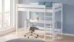 Hochbett mit Schreibtisch: Raumwunder im Schlafzimmer