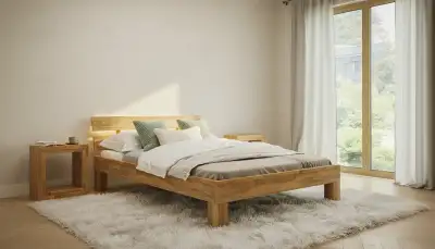 Holzbettgestell: Natürliche Wärme im Schlafzimmer