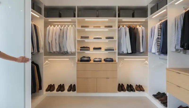 Kleiderschrank Beleuchtung: Komfort & Stil